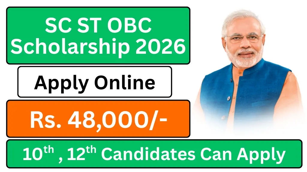 SC ST OBC Scholarship 2026